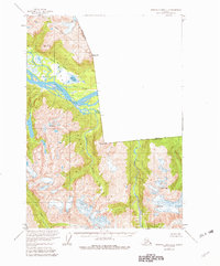 Topo map Bradfield canal C-6 Alaska