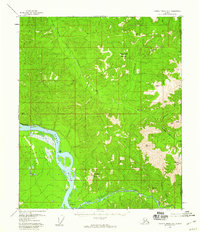 Topo map Charley River A-1 Alaska