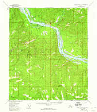 Topo map Charley River A-2 Alaska