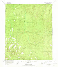 Topo map Charley River A-3 Alaska