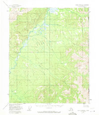 Topo map Charley River B-1 Alaska