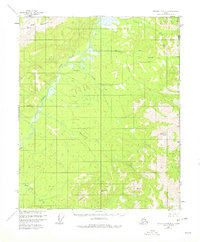 Topo map Charley River B-1 Alaska