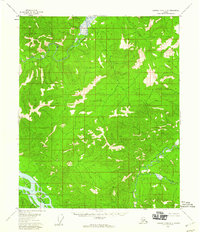 Topo map Charley River B-2 Alaska