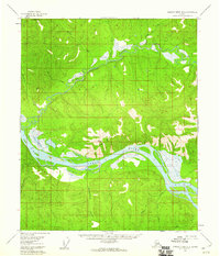 Topo map Charley River B-3 Alaska