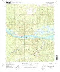 Topo map Charley River B-5 Alaska