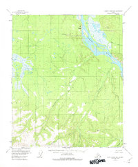 Topo map Charley River B-6 Alaska