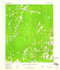 Topo map Charley River C-1 Alaska