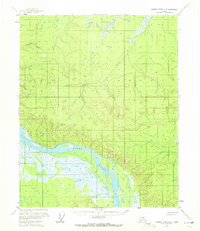 Topo map Charley River C-6 Alaska