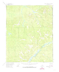 Topo map Charley River D-1 Alaska