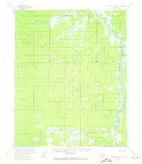 Topo map Charley River D-3 Alaska
