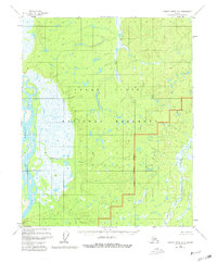 Topo map Charley River D-6 Alaska