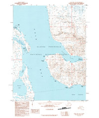 preview thumbnail of historical topo map of Aleutians East County, AK in 1995