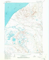 Topo map Cold Bay C-1 Alaska