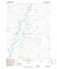 preview thumbnail of historical topo map of Yukon-Koyukuk County, AK in 1990