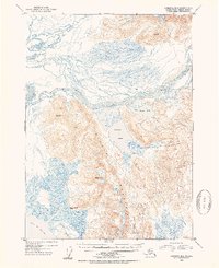 Topo map Cordova B-2 Alaska