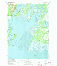 Topo map Cordova B-3 Alaska