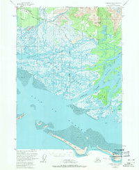 Topo map Cordova B-4 Alaska
