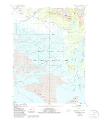 Topo map Cordova B-4 Alaska