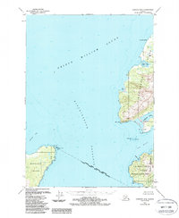 Topo map Cordova B-8 Alaska