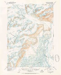 Download a high-resolution, GPS-compatible USGS topo map for Cordova C-3, AK (1954 edition)