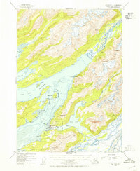1953 Map of Chugach County, AK, 1954 Print