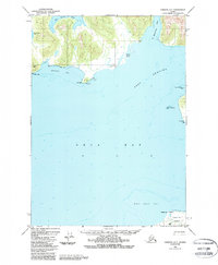 Topo map Cordova C-7 Alaska