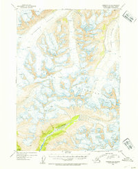 Topo map Cordova D-4 Alaska