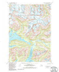Topo map Cordova D-6 Alaska