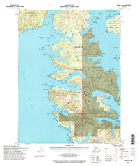 preview thumbnail of historical topo map of Prince of Wales-Hyder County, AK in 1994