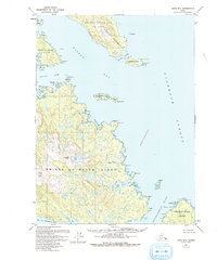 Topo map Craig B-1 Alaska