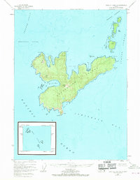 Topo map Craig D-7 and D-8 Alaska