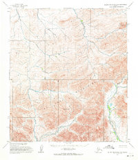 Topo map De Long Mountains B-2 Alaska