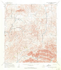 Topo map De Long Mountains B-3 Alaska