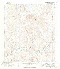 Topo map De Long Mountains C-5 Alaska