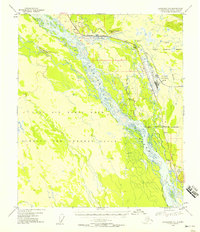 1949 Map of Fairbanks C-1, 1958 Print