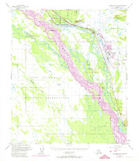 1950 Map of Fairbanks C-1, 1974 Print