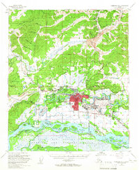 preview thumbnail of historical topo map of Fairbanks North Star County, AK in 1955