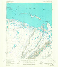 Download a high-resolution, GPS-compatible USGS topo map for Flaxman Island A-4, AK (1967 edition)