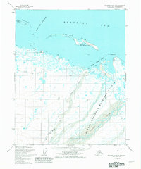 Topo map Flaxman Island A-4 Alaska