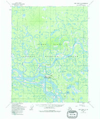 Topo map Fort Yukon C-3 Alaska