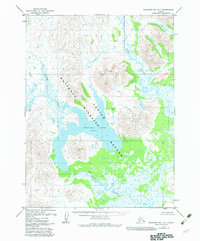Topo map Goodnews Bay A-1 Alaska