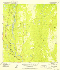 Topo map Gulkana A-3 Alaska