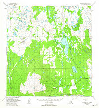 Topo map Gulkana A-6 Alaska