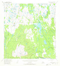 Topo map Gulkana A-6 Alaska