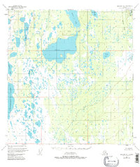 Topo map Gulkana B-4 Alaska