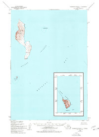 Topo map Hagemeister Island C-1 Alaska