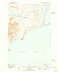 Download a high-resolution, GPS-compatible USGS topo map for Hagemeister Island C-5, AK (1955 edition)