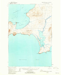 1948 Map of Bethel County, AK, 1963 Print