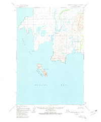 Topo map Hagemeister Island D-1 Alaska