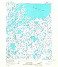 Download a high-resolution, GPS-compatible USGS topo map for Harrison Bay B-1, AK (1967 edition)